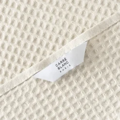 Carré Blanc Torchon de cuisine coton Sousbois beige clair|Femme Torchons & Essuie-mains|Coffrets Cadeaux