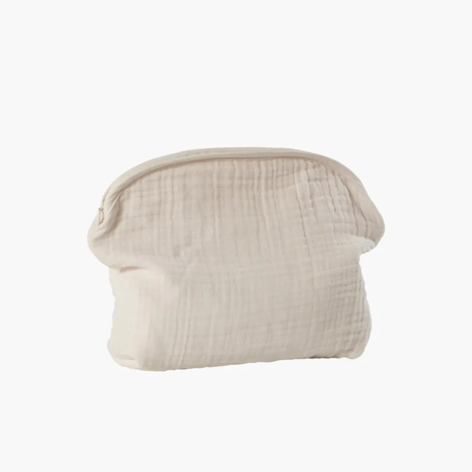 Carré Blanc Trousse de toilette gaze de coton biologique Naturelle|Femme Coffrets Cadeaux|Accessoires Beauté