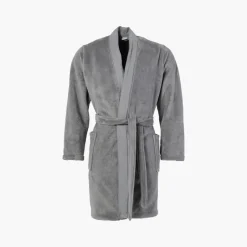 Carré Blanc Veste homme polaire col kimono Grizzli gris|Homme Coffrets Cadeaux|Robe De Chambre Homme